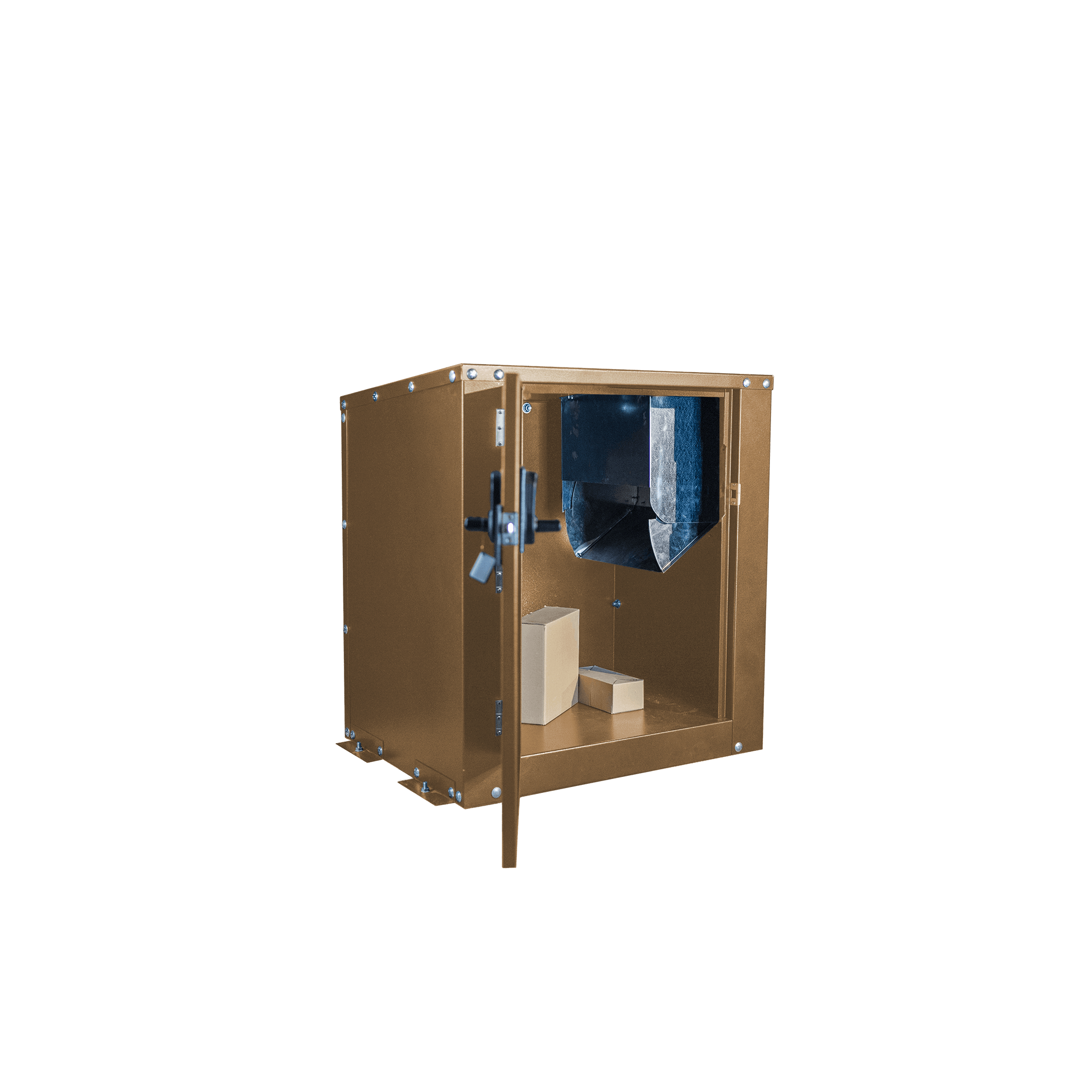 Parcel Box - Open - Crystal Brown