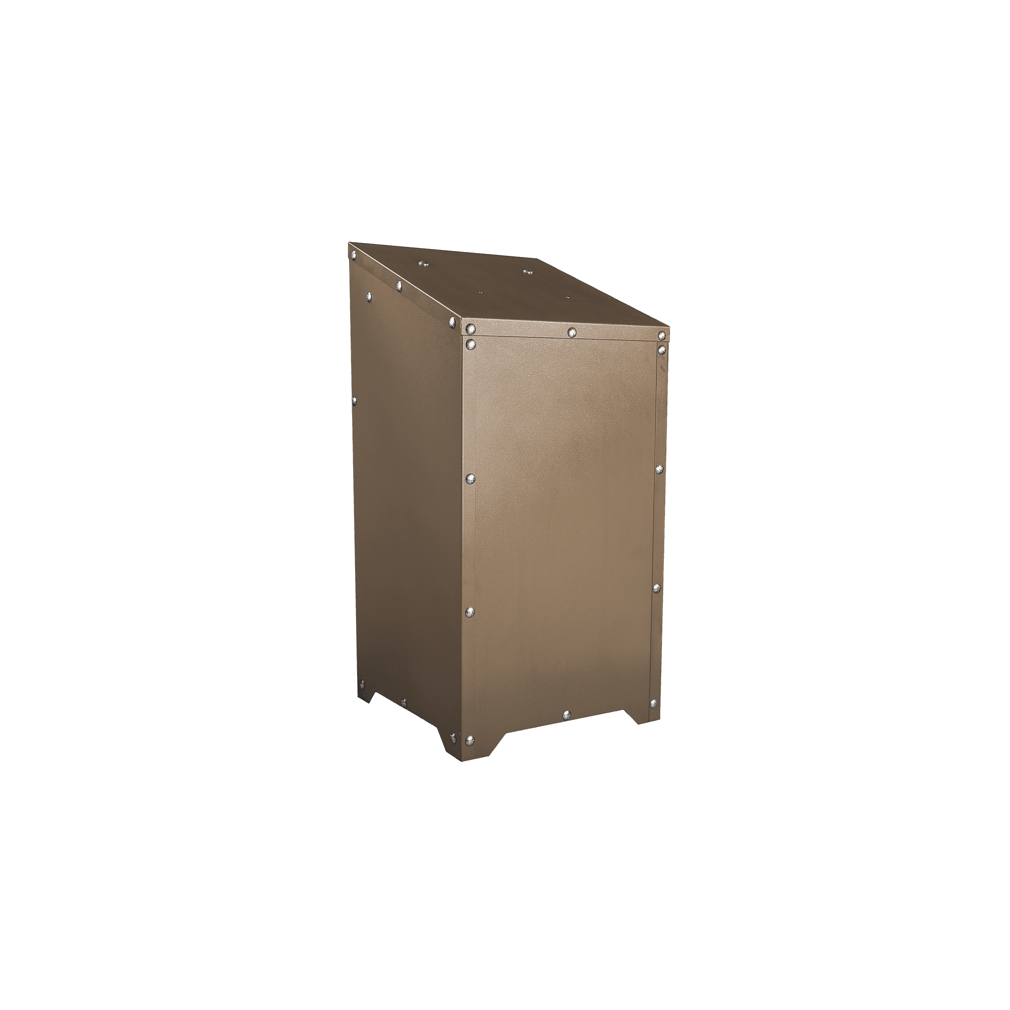 Hands-Free Trash Enclosure Back - Crystal Brown Hands-Free Trash Enclosure Back - Crystal Brown