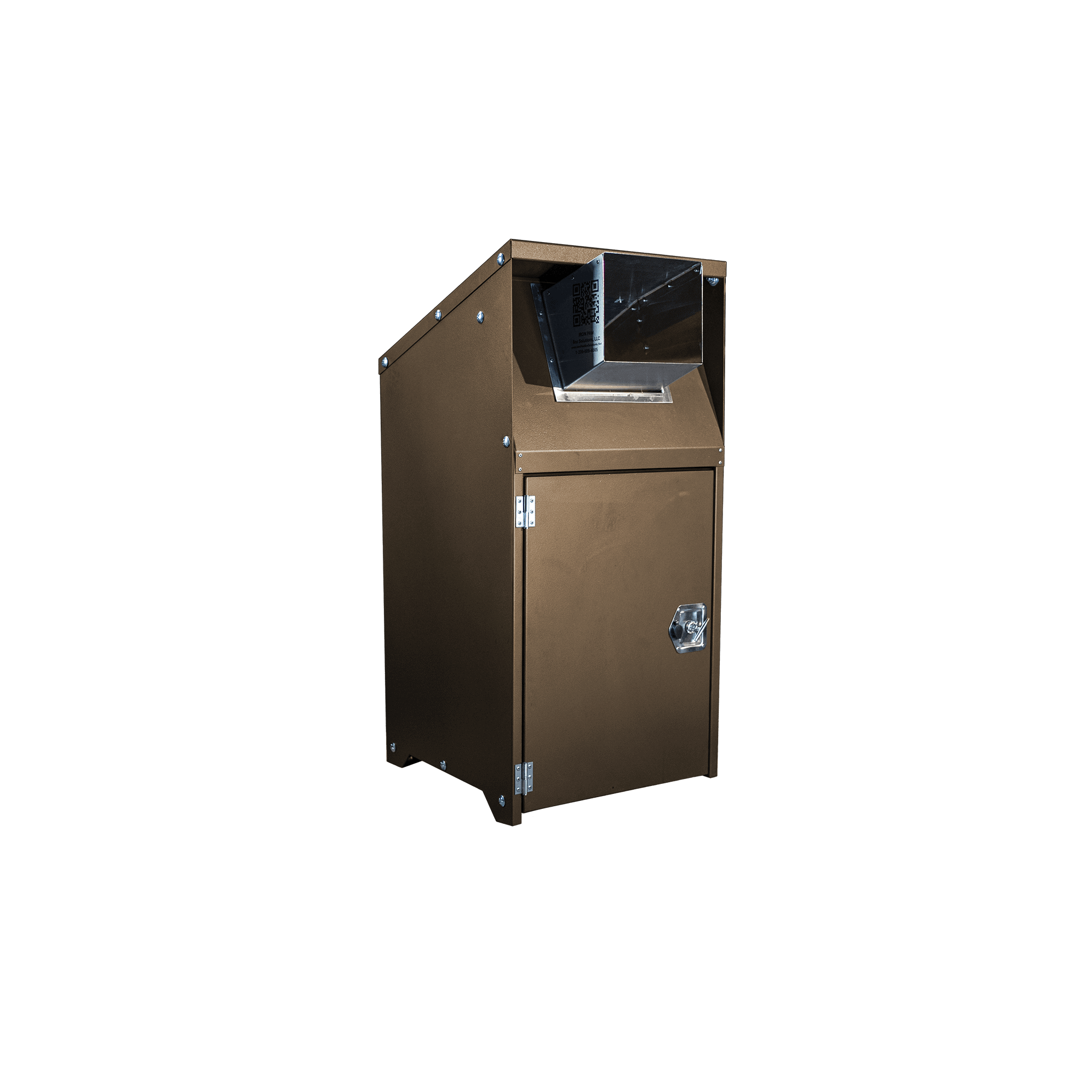 Hands-Free Trash Enclosure Front - Crystal Brown