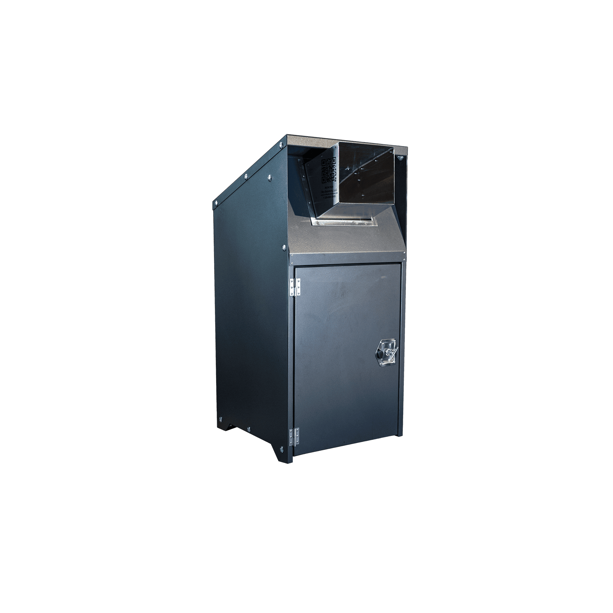 Hands-Free Trash Enclosure - Front - Standard Black Hands-Free Trash Enclosure - Front - Standard Black