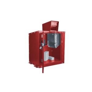 Parcel Box 1 Mailbox - Open - Scarlet Red